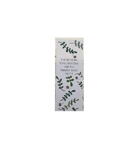 Signet Tiges et Baies Avec Verset Esaie43v19 Signet Tiges et Baies Avec Verset Esaie43v19
