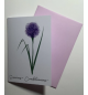 Carte Double Allium Sincères Condoléances