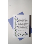 Carte Double Ipomée avec Verset Nombres 6v24-26