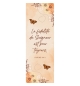 Signet Fleurs et papillons sur fond aquarelle