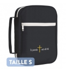Housse pour Bible noire "Ta parole est vérité" taille S