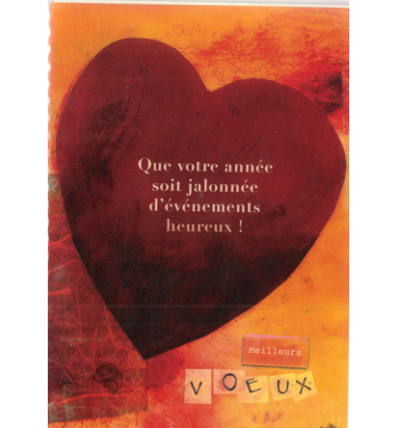 Carte meilleurs voeux Carte meilleurs voeux