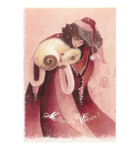 Carte meilleurs voeux avec enveloppe Carte meilleurs voeux avec enveloppe