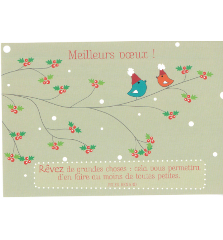 Carte meilleurs voeux Carte meilleurs voeux