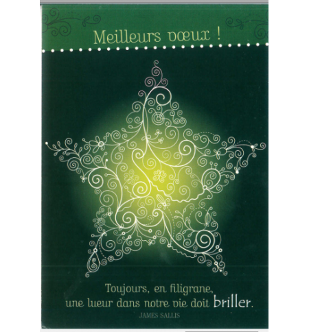 Carte meilleurs voeux Carte meilleurs voeux