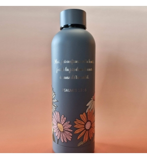 Bouteille isotherme grise – Psaumes 13 : 6