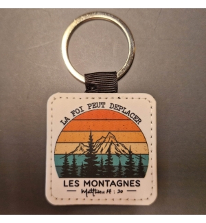 Porte-clés imprimé Matthieu 17 : 20