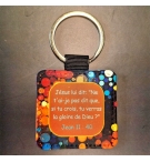 Porte-clés imprimé Jean 11 : 40