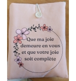 Pochette Bible large "Que ma joie demeure en vous..."