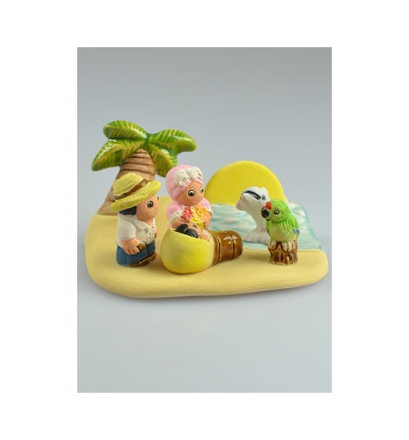 Crèche de Noël du Monde - Nativité Haïti