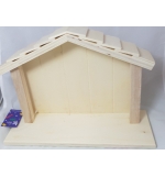 Etable en bois clair - 26 x 9,5 x 18,5 cm