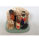 Crêche du monde - AFRIQUE 7x9 cm