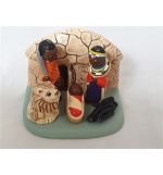 Crêche du monde - AFRIQUE 7x9 cm