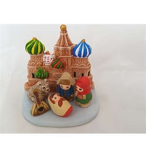 Crêche du monde - RUSSIE 7x9 cm