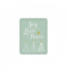 Magnet vintage "Joy, Love, Peace"