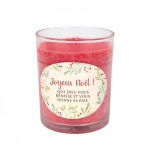 Bougie de Noël - Parfums Vanille - Cerise