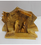 Crêche de Noël en bois (petit modèle)