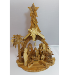 Crêche de Noël en bois (Grand modèle)