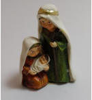 Sainte famille en résine couleur 5cm