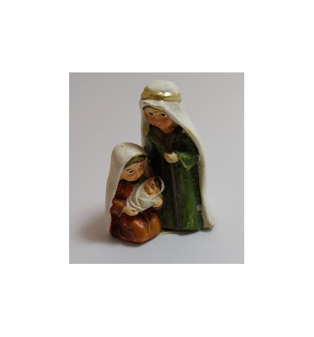 Sainte famille en résine couleur 5cm