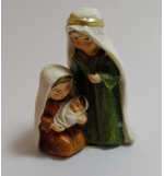 Sainte famille en résine couleur 5cm
