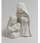 Sainte famille en résine blanche 5cm