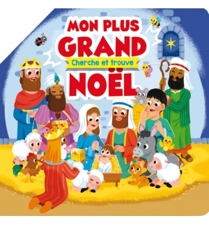 Mon plus grand Noël Cherche et trouve - Livre dépliant - A partir de 3 ans