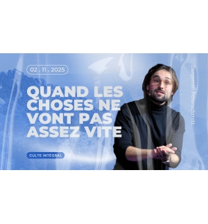 Quand les choses ne vont pas assez vite - Benjamin Peterschmitt - MP3
