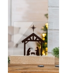 Support en Verre - Motif Nativité  