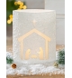Bougeoir LED (à pile)- Motif Nativité assorti 