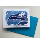 Carte Double Félicitations Baptème Colombe Avec Verset Hébreux 13v8