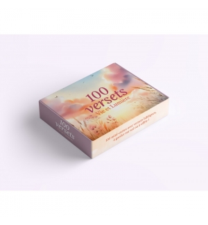 Lot de 100 mini-cartes Vie et Lumière