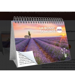Calendrier La bonne semence 2026 - Grand Format