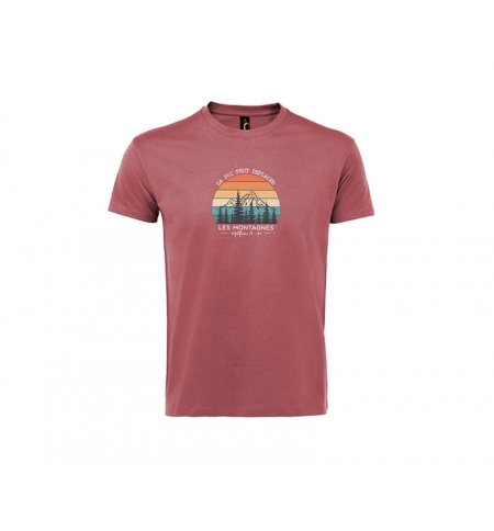 Tee-Shirt « La Foi peut » Vieux Rose