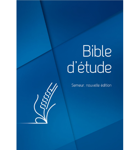Bible d'étude Semeur - Reliée, rigide, couverture illustrée bleue