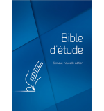 Bible d'étude Semeur - Reliée, rigide, couverture illustrée bleue
