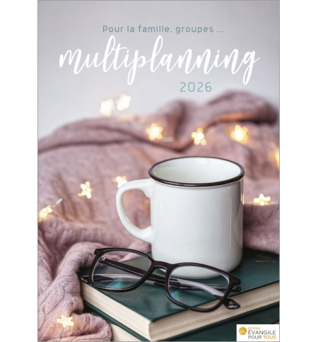 Calendrier multiplanning 2026 - A suspendre 5 colonnes avec photos