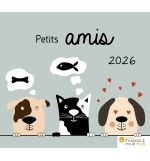 Calendrier Petits amis 2026 Mensuel avec 12 jolis dessins et versets