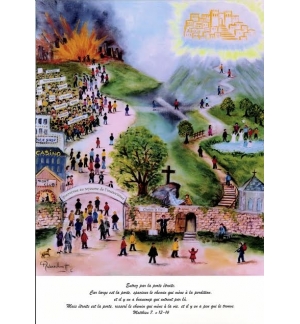 Chemin large et étroit (Poster)