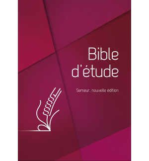 Bible d’étude Semeur, nouvelle édition. Couverture rigide , tranche blanche