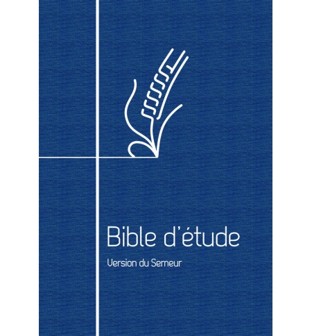 Bible d’étude Semeur, nouvelle édition.Couverture souple, tranche blanche