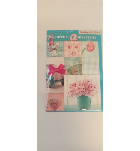 carte Anniversaire