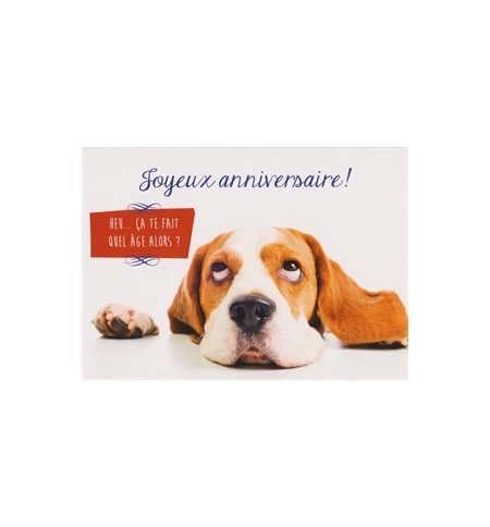 Carte "Anniversaire"