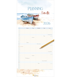 Calendrier Planning Famille 2026