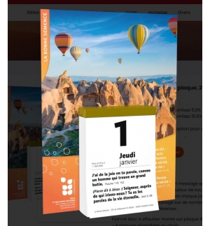 La bonne semence 2026 - Bloc et Plaque Calendrier