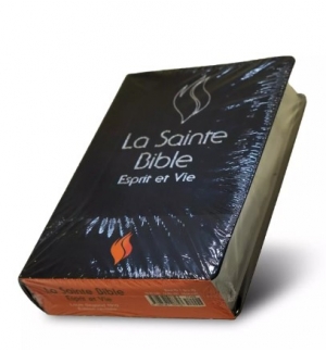 Bible Esprit et Vie Edition Black Out PU Noir