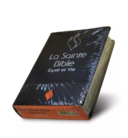 Bible Esprit et Vie Edition Black Out PU Noir