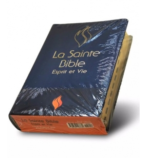 Bible Esprit et Vie Edition PU Bleu Marine