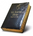 Bible Esprit et Vie Edition Deluxe Cuir Bleu