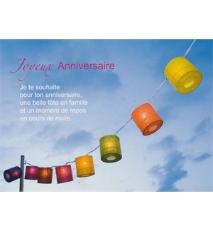 Carte "Anniversaire"